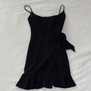 Lucy in the Sky black mini dress